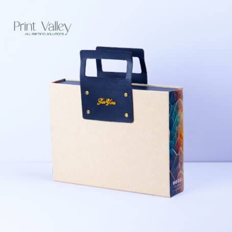 Golden Silk Glitter Box