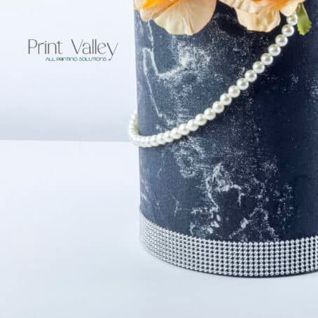 Flower Bouquet Black Glitter - Image 4