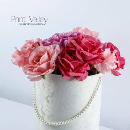 Flower Bouquet White Glitter - Image 3